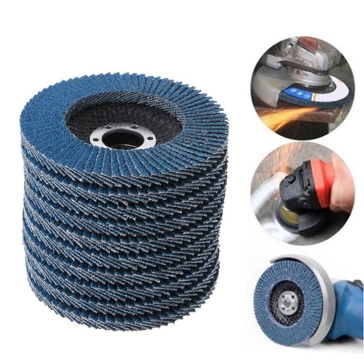 Chinese Manufacturers Cheap Zirconia 80 Grit Flexible Abrasive Flap Disc Grinding Flap Disc Wheel for Metal