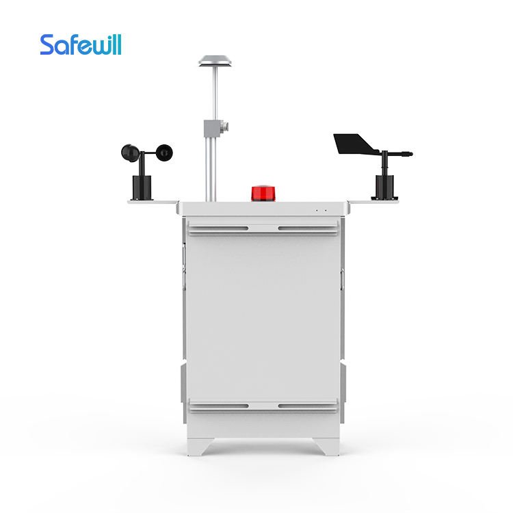 Safewill Outdoor Environmental Monitor PM2.5 Solar Power Weather Station ES80A-A6 Construction Site Dust Monitoring