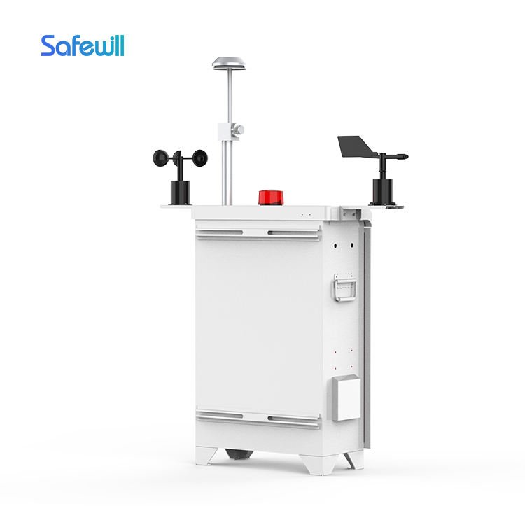 Safewill Outdoor Environmental Monitor PM2.5 Solar Power Weather Station ES80A-A6 Construction Site Dust Monitoring