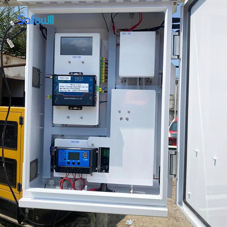 Safewill Outdoor Environmental Monitor PM2.5 Solar Power Weather Station ES80A-A6 Construction Site Dust Monitoring