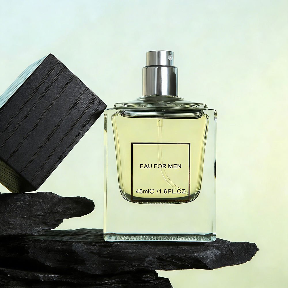 Men's 50ml Hot-Selling Long-Lasting Luxury Perfume Spray with Gentle Light Customized Scent for Daily Use Direct Manufacturer