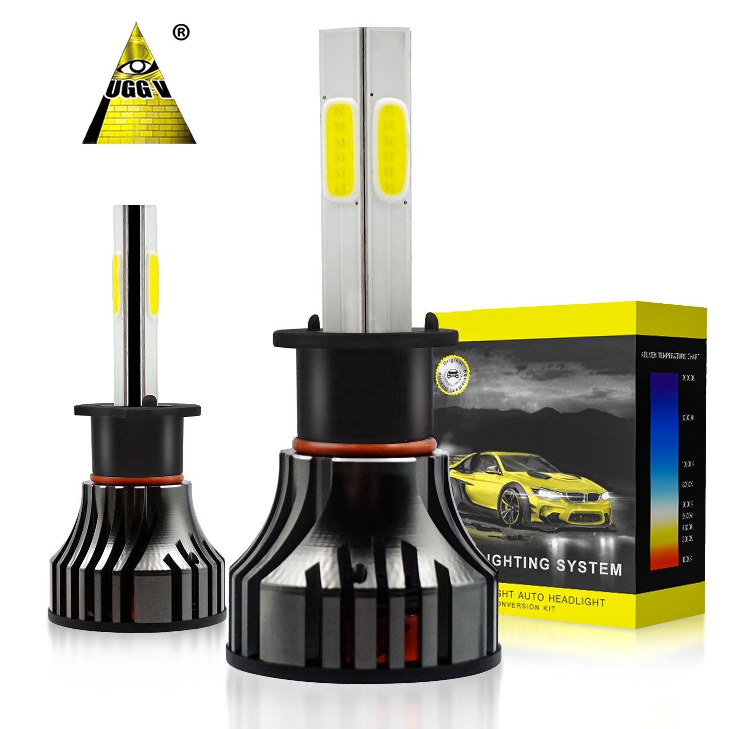 Auto Led Car Headlights 80W 9000 Lumen Dual Beam Automotive Headlamps H13 9004 H4 Headlight Bulb Led Headlight