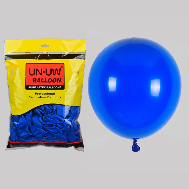 12inch 2.8g Round Shape Latex Balloon Matte Blue Standard Balloons for Birthday Party Decoration