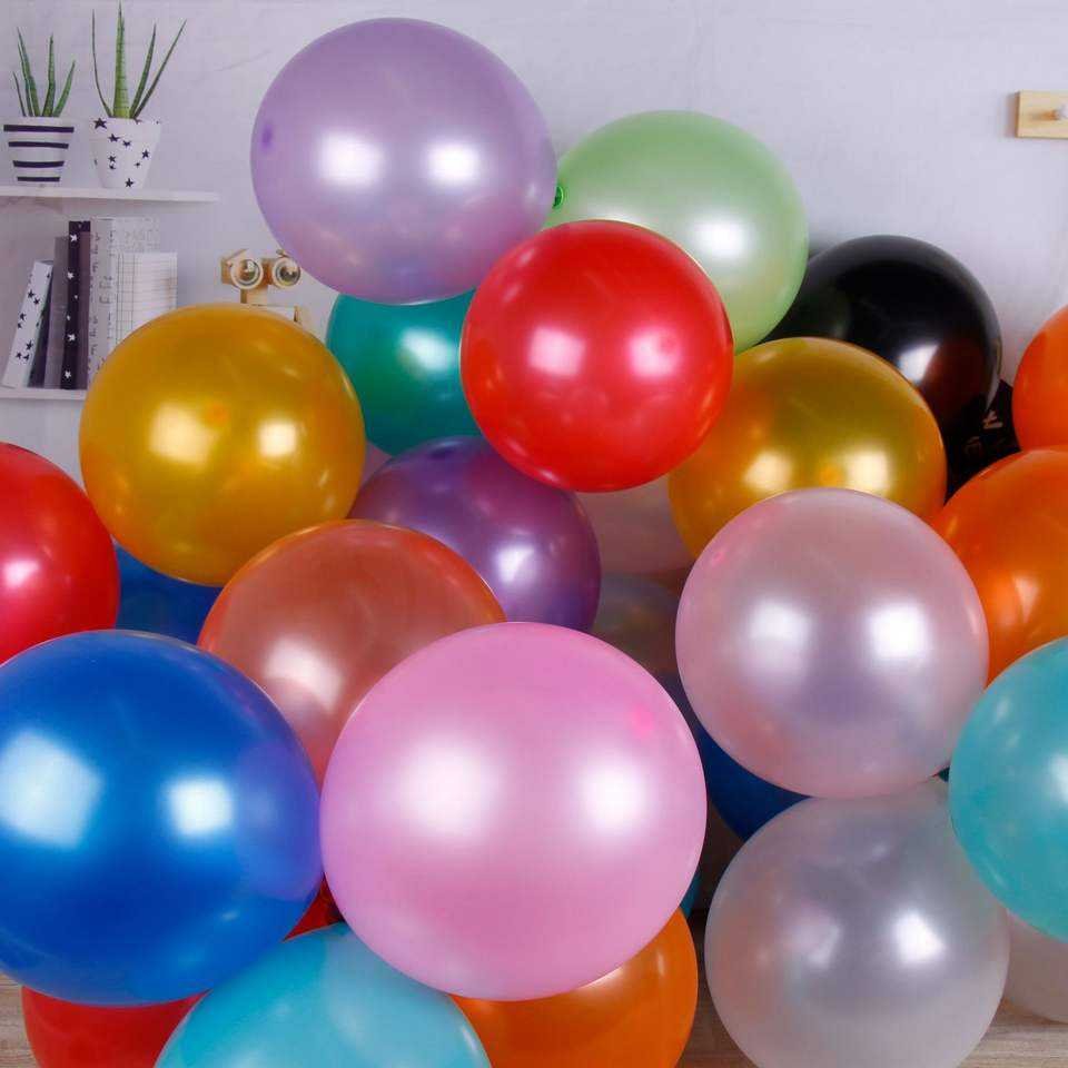 Latex Balloons Pearly Colors 5 Inch 1.1g Metallic Latex Balloon for Wedding Party Decoration