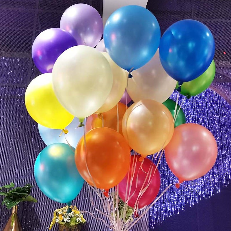 Latex Balloons Pearly Colors 5 Inch 1.1g Metallic Latex Balloon for Wedding Party Decoration
