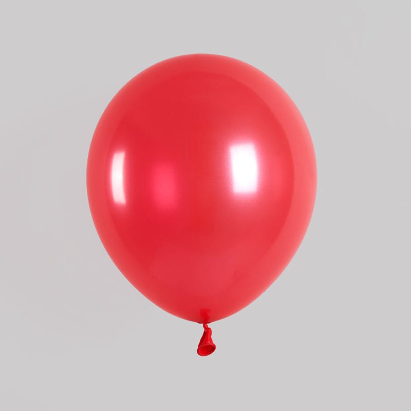 10inch 1.5g Metallic Pearl Red Latex Balloons for Proposal Party Outdoor Party Decoration