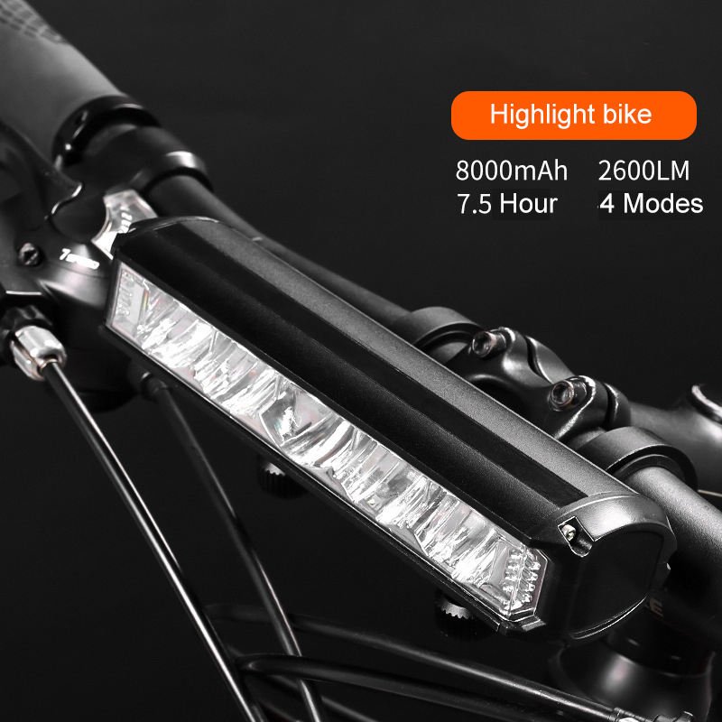 Outdoor Waterproof Rechargeable Cycling Accessories Bike Lamp Multifunctional LED Bicycle Front Light