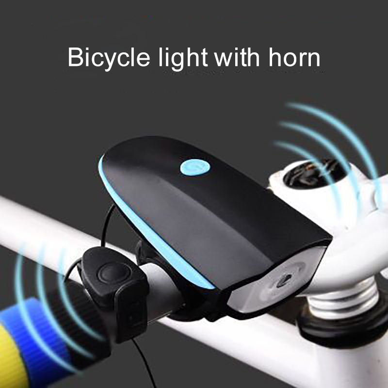 Hot Products Bicycle Handlebar USB Rechargeable Horn Electric Mountain Bike Loud Horn Two in One Lights Bell Alarm