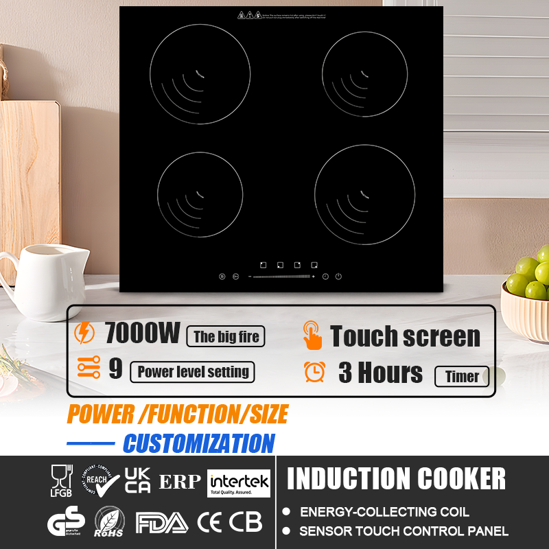 Touch Control 4 Hobs Induction Cooker 4 Cookers Induction Hob 4 Burners Electric Induction Stove with Best Quality for Wholesale