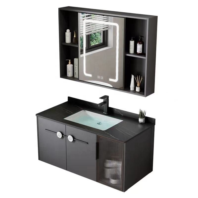 Wholesale Aluminum Bathroom Cabinet Complete Cheap Bathroom Vanity Project Sanitary Furniture