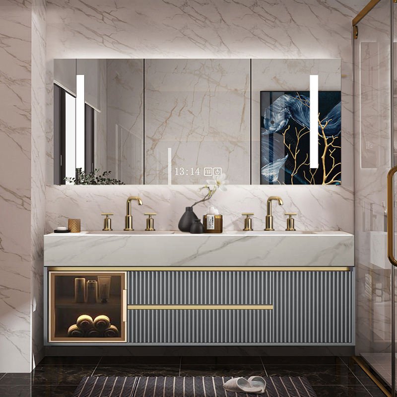 Luxury Bathroom Vanity Paintable Bathroom Vanity Unit Bathroom Vanity 900Mm With Countertop