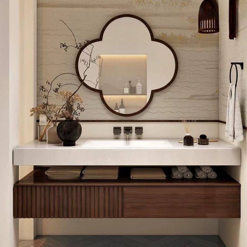 Luxury Bathroom Vanity Brown Bathroom Cabinet 34 Bathroom Vanity With Tops