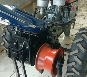 Diesel Engine Single Drum Hand Tractor Winch Cable Pulling Winch