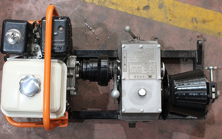 Multifunction 3Ton Powered Cable Traction Winch Machine Cable Puller Winch