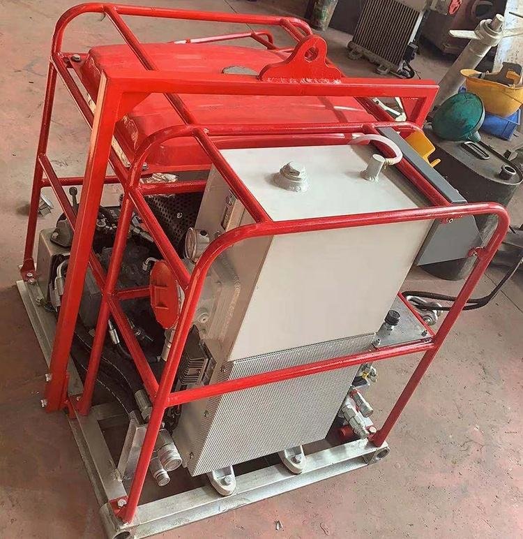 5Ton Gasoline Engine Cable Pulling Machine Double Capstan Hydraulic Pulling Winch