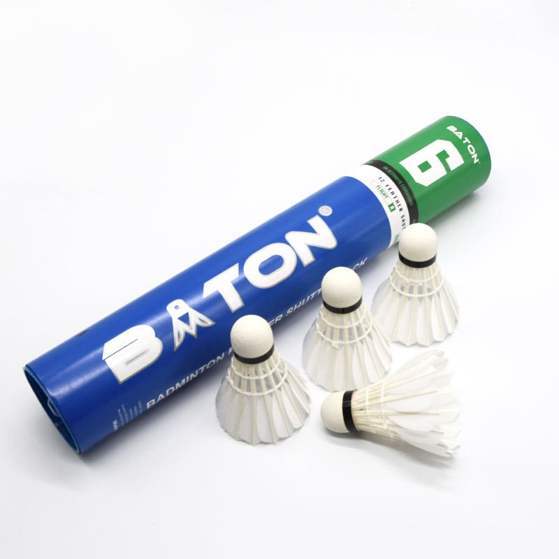Custom Wholesale Professional Badminton Shuttlecock Durable Straight Badminton
