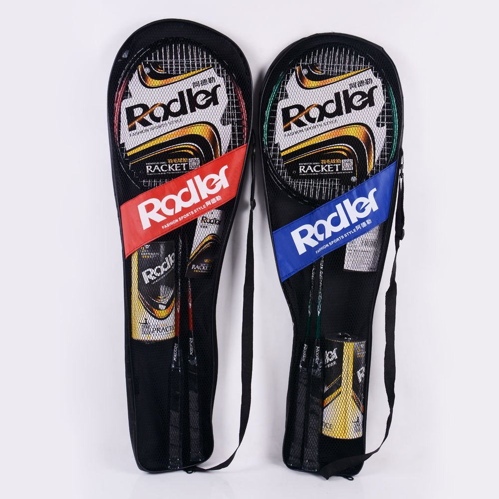 Lenwave Steel Racquet Lightweight Built-in T-join Badminton Racquet G4/G5 Custom Badminton Racket Set Wholesale,with 5pcs Balls