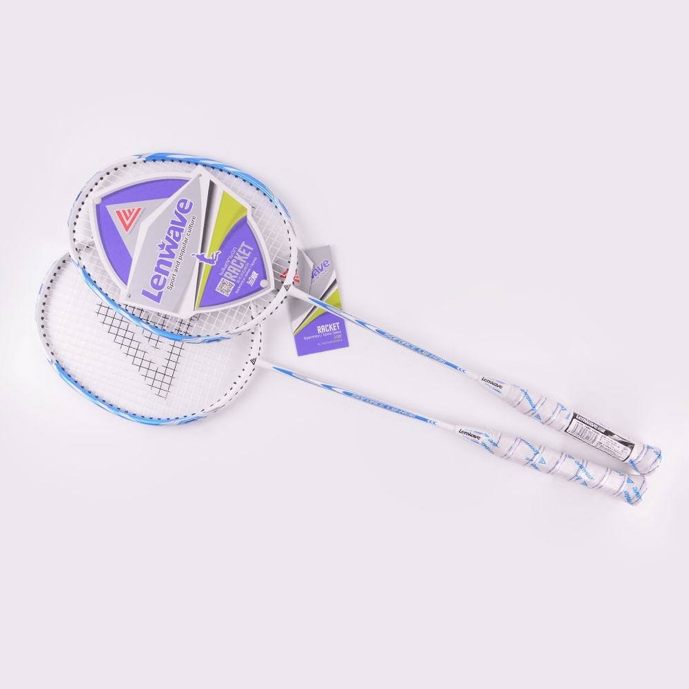 Lenwave Steel Racquet Lightweight Built-in T-join Badminton Racquet G4/G5 Custom Badminton Racket Set Wholesale,with Carry Bag