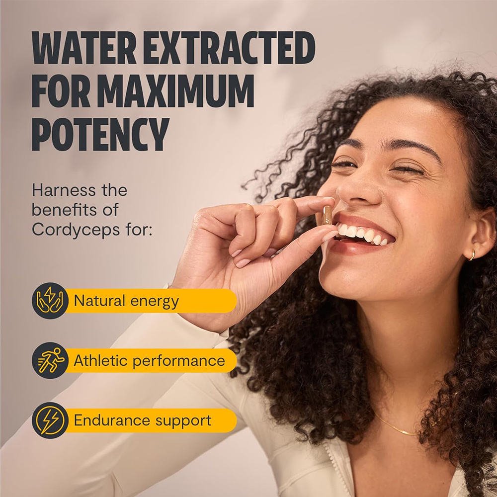 OEM Cordyceps Sinensis Mushroom Capsules Brain Health Supplements Extract Capsule for Adults Not for Pregnant Women