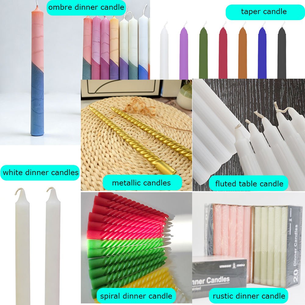 LITBRIGHT Candle Supplier Wedding Church Household Table Candle Paraffin Wax Religious Bougie Velas White Stick Candles