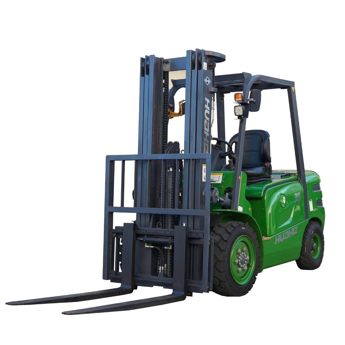 The Brand-new Three-ton Lithium Battery Forklift Is Standard Equipped with an 80V/350Ah Battery.