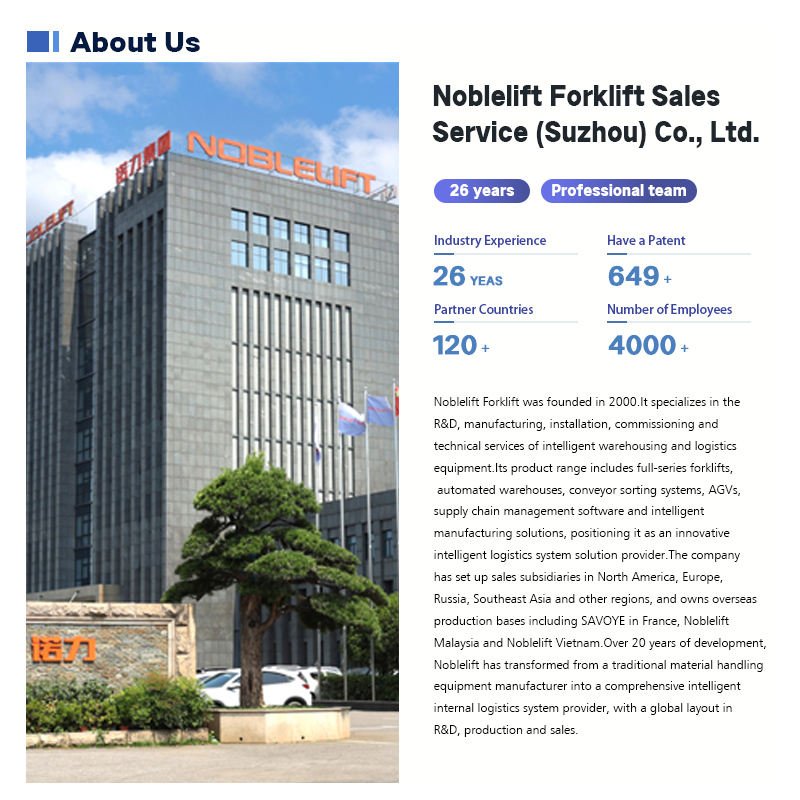 NOBLELIFT CPD35 Lithium Iron Phosphate 76.8V 1350kg Battery Electric Ride-On Counterbalanced Single Mast Forklift 1150mm Fork