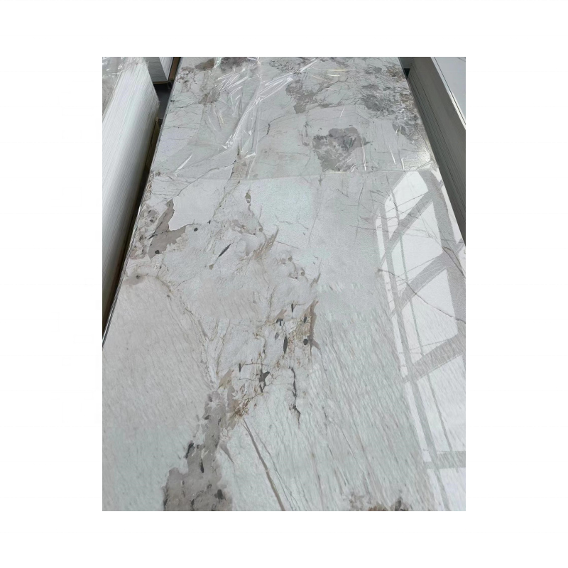High Gloss Uv Coating Waterproof Pvc Marble Sheet Pvc Uv Marble Sheet 1220*2400mm 1220*2800mm