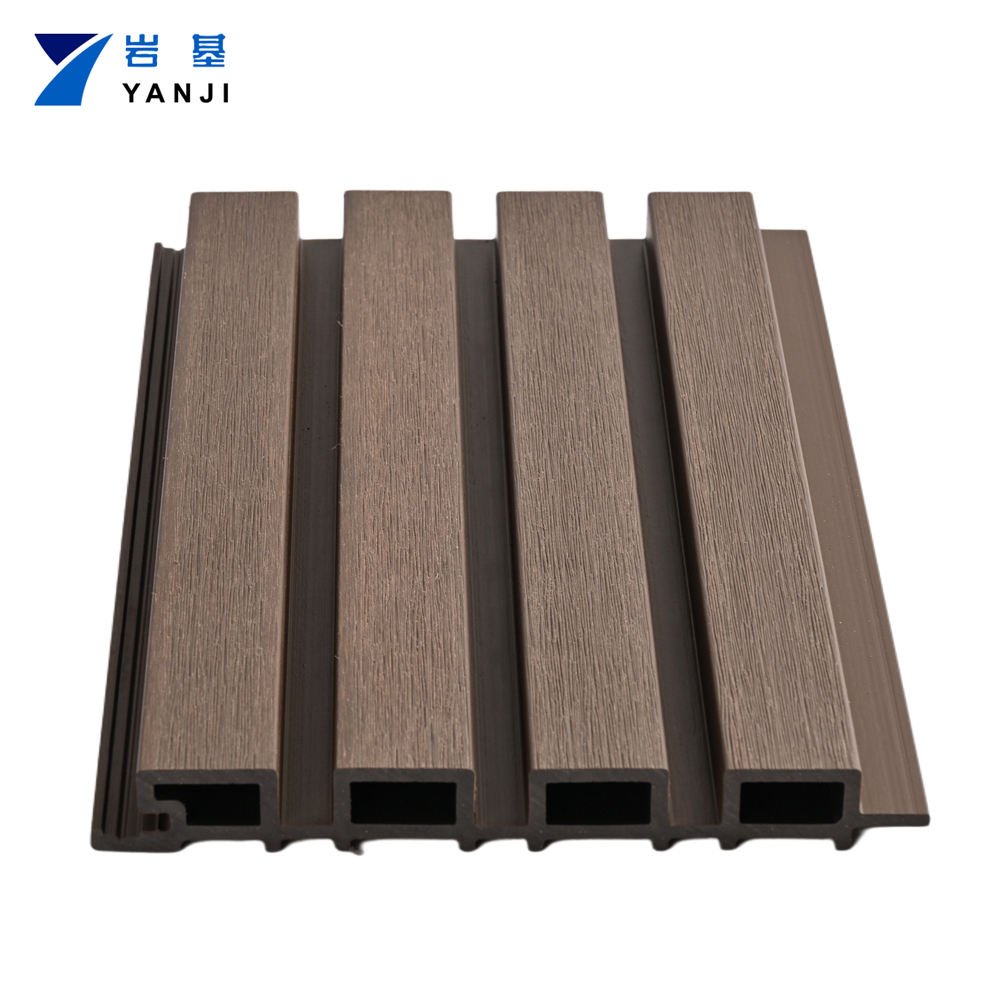 Wpc Fluted Great Wall Panels Co-extrusion Outdoor Anti-fire Wpc Cladding Panels Decorative Wall Panels