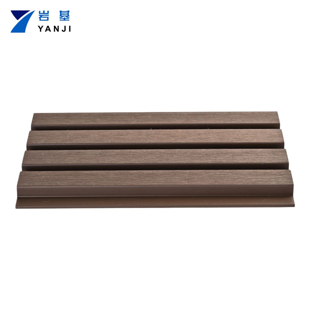 Wpc Fluted Great Wall Panels Co-extrusion Outdoor Anti-fire Wpc Cladding Panels Decorative Wall Panels