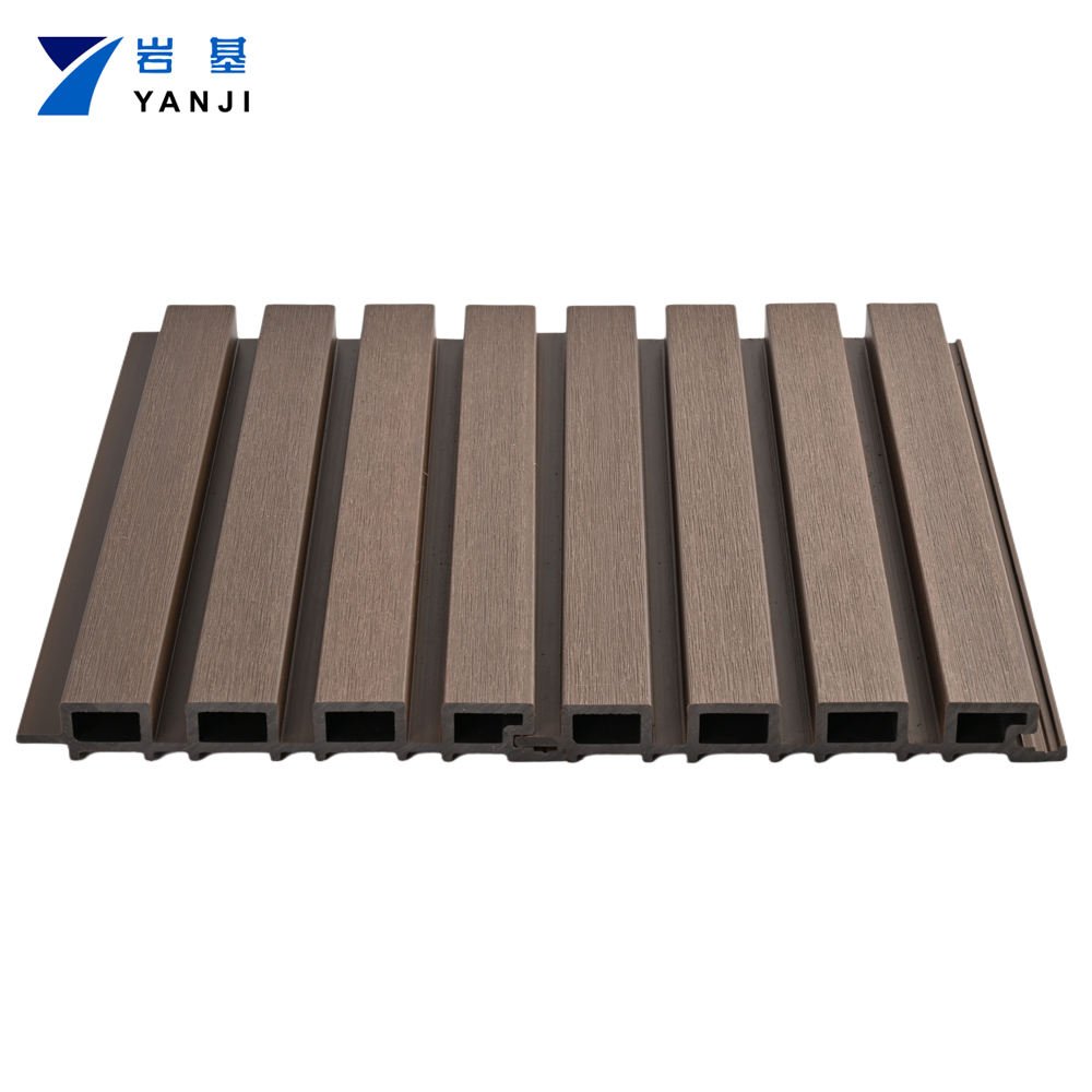 Wpc Fluted Great Wall Panels Co-extrusion Outdoor Anti-fire Wpc Cladding Panels Decorative Wall Panels