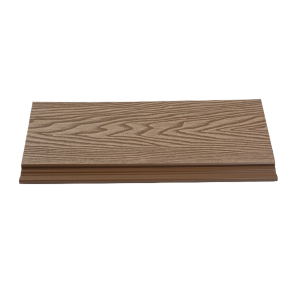 Outdoor Fluted Laminated Cladding Exterior Waterproof WPC Cladding Garden Outdoor Wooden Grain Wpc Wall Panel