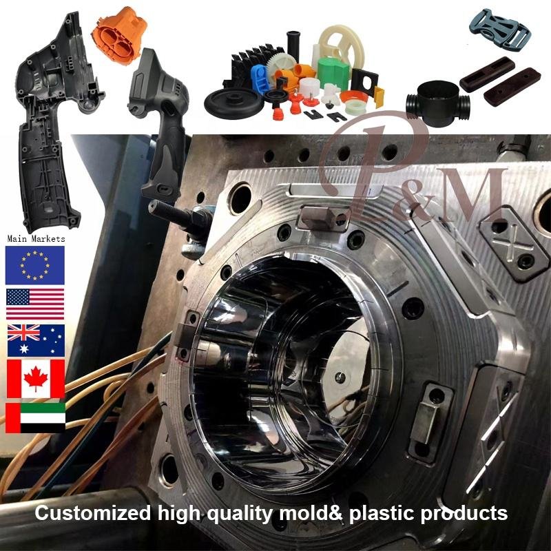 Injection Molded Plastic Components High Tolerance Custom Parts