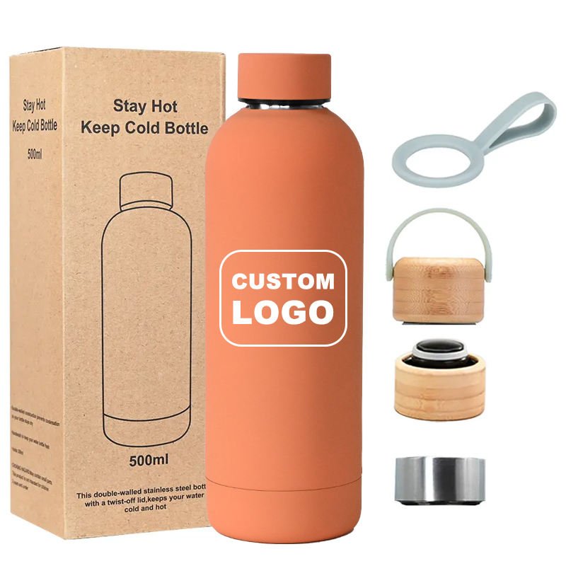 BPA Free Personalized Reusable Hot and Cold Vacuum Stainless Steel Water Drinks Flask Bottles Botellas Custom logo for Gym