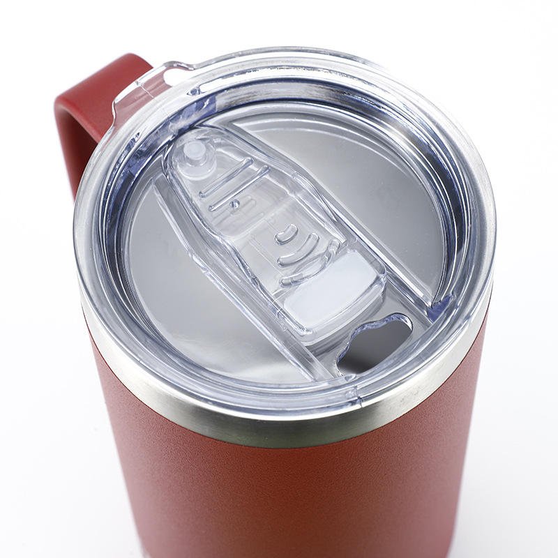 Hot Sale 12oz Insulated Double Wall Stainless Steel Tea Drinkware Thermal Coffee Cup Portable Vacuum Office Mug with Handle