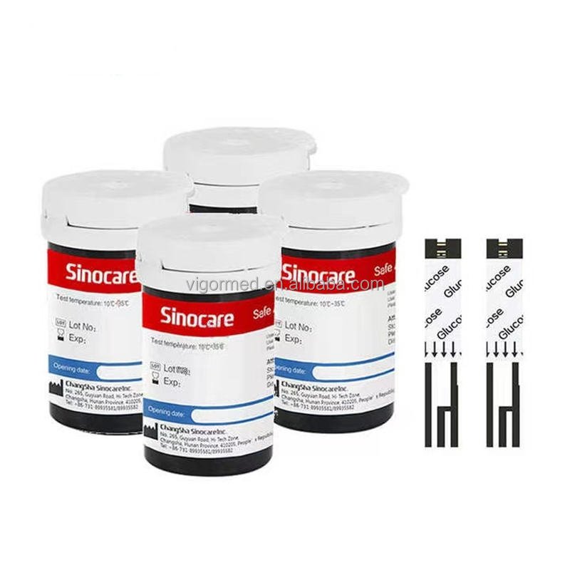 Safe AQ Smart Sinocare Sugar Testing Strips
