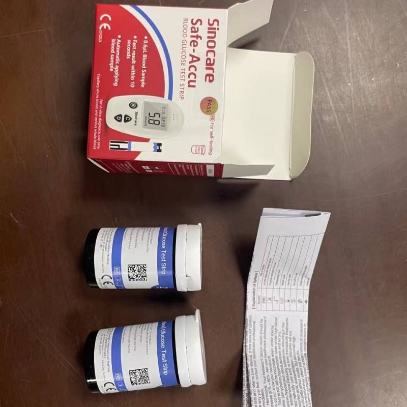 Sinocare Safe Accu Strips for Blood Sugar Diabetes