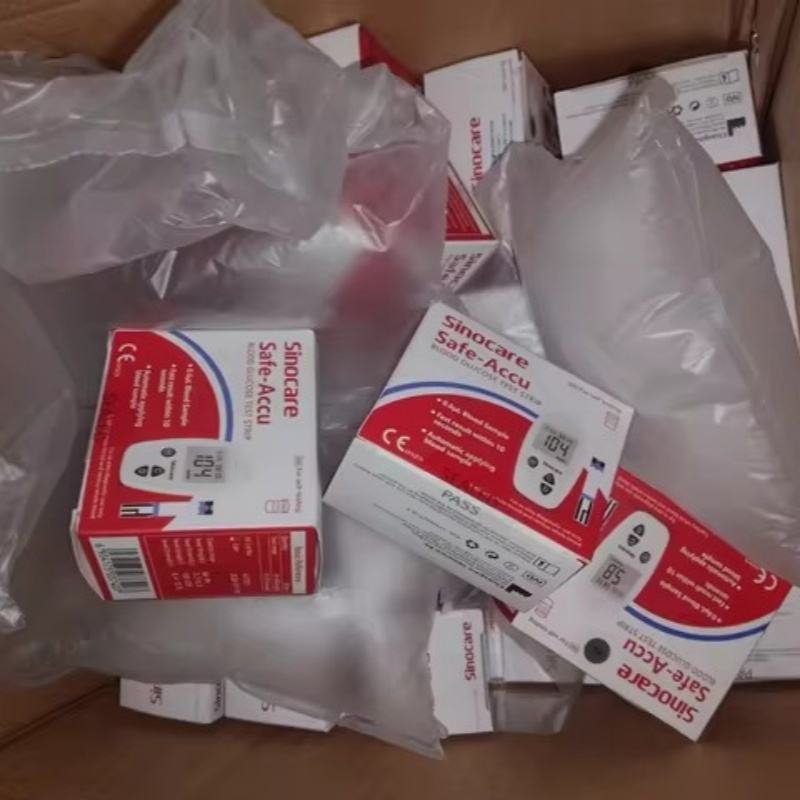 Sinocare Safe Accu Strips for Blood Sugar Diabetes