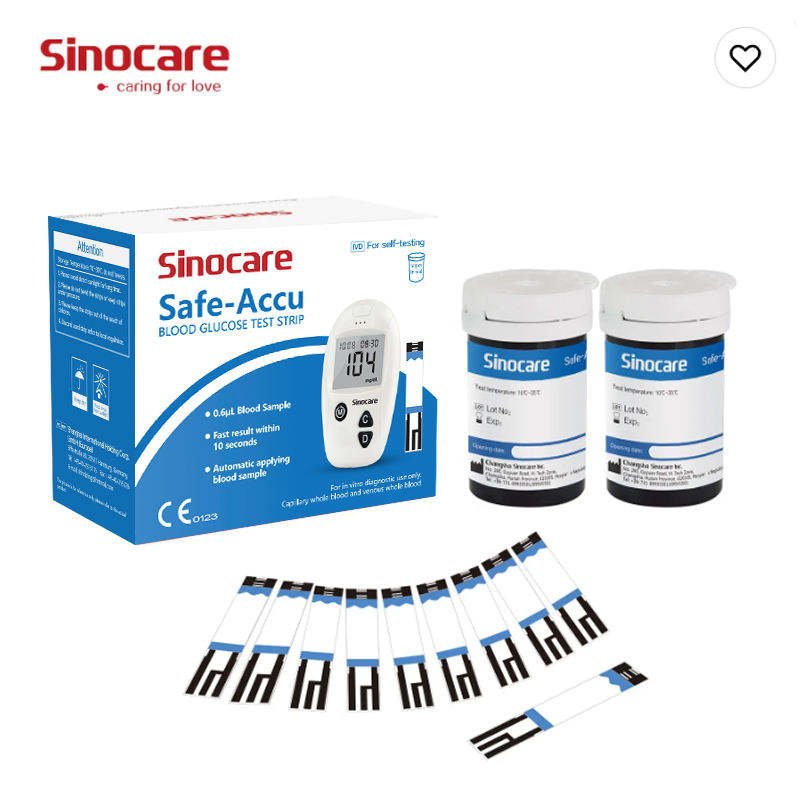 Blue Sinocare Safe-Accu Blood Sugar Device
