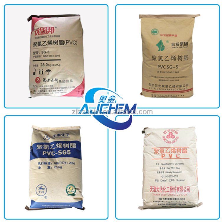 PVC Resin K67 Powder in Stock XINFA ZHONGTAI TIANYE PVC Resin SG5