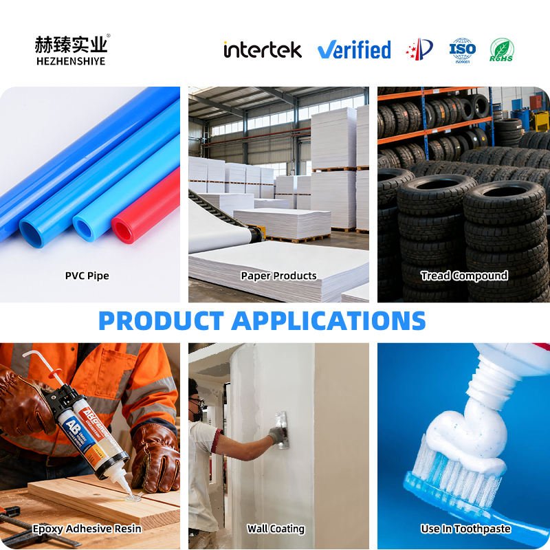 Rubber Industry Price-Friendly Caco3 Powder Calcium Carbonate for PVC Pipe & Plastic Track White Calcium Carbonate Powder