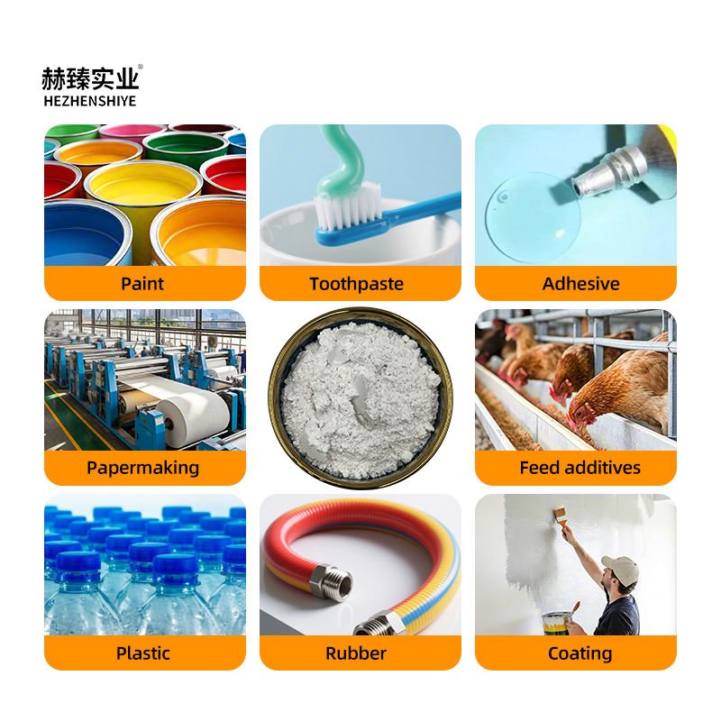 Industrial/Feed Grade Calcium Carbonate Powder Food Grade 95% Purity White Powder for PlasticRubber Papermaking Applications