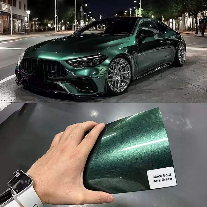 C5TOPFILM Green Premium Auto Car Wrap Vinyl Film Roll Self-Healing Paint Protection Film PPF Body Anti-Scratch Color Car Wrap