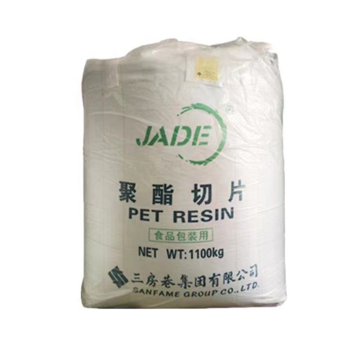 China Factory Price High Quality JADE PET CZ-328 CZ-328A CZ-328H Transparent Pet Resin Pet Granules Chips