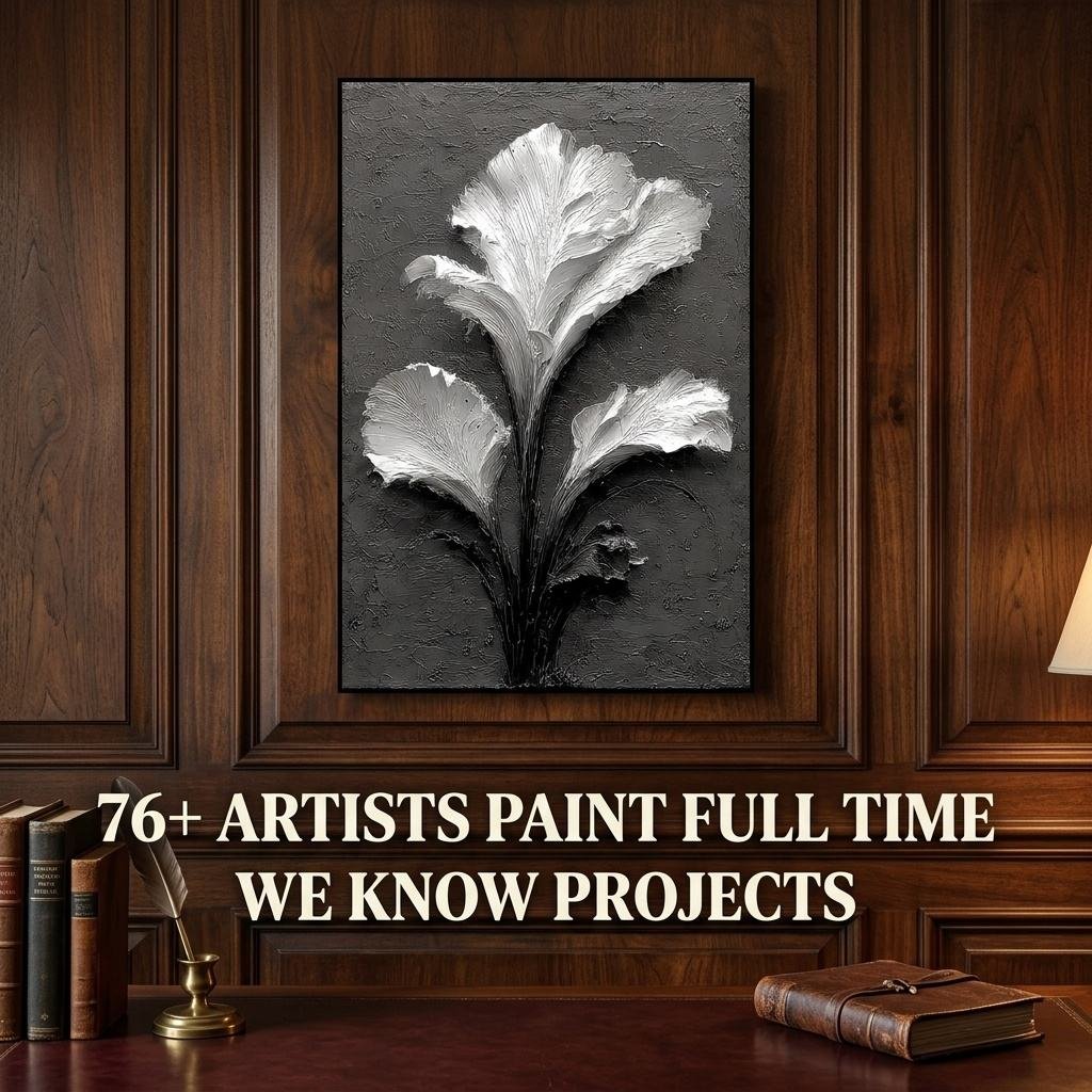 Modern 3D Relief Textured Canvas Art for Hotel Public Area Decoration Professional Hospitality Project FF&E Wall Painting Art