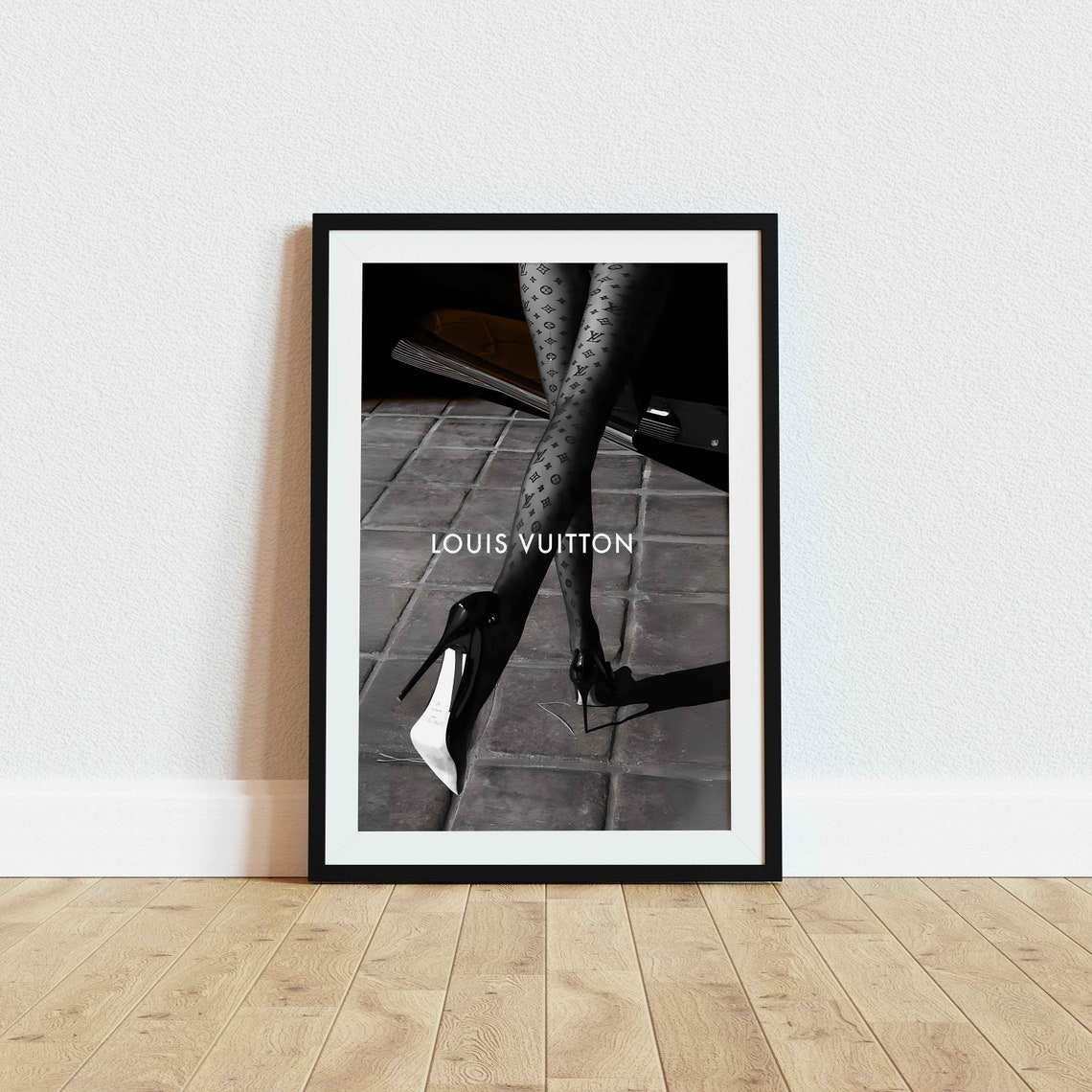 SQ Set of 3 Luxury Fashion Print Luxury Art for Room Black White Luxury Fashion Poster Bedroom Aesthetic Wall Art