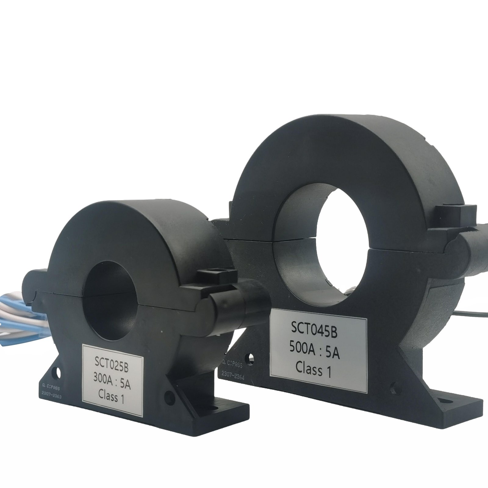 Split Core CT Current transformers 0.01A to 5000A Solid Core Ac Current Sensor Electronic CT With Leads/Terminals Clamp Open CT