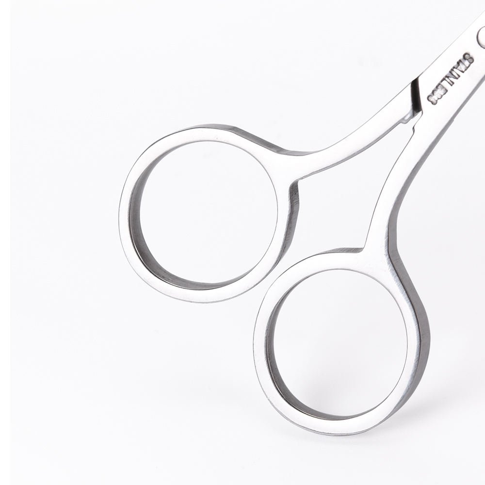 Professional Stainless Steel Straight Beauty Manicure Cuticle Eyelash Scissors with Sharp Blade Tip Eco-friendly