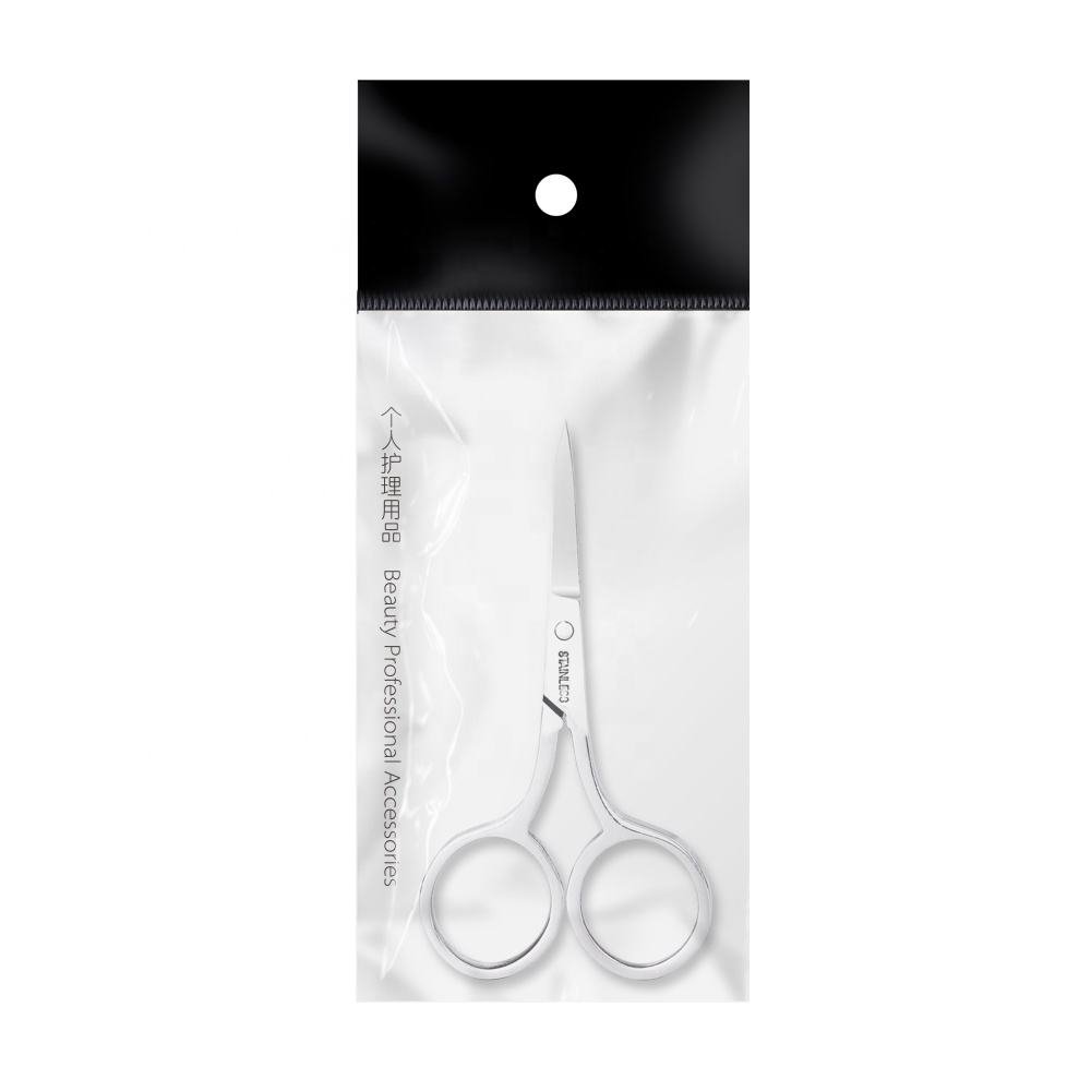 Professional Stainless Steel Straight Beauty Manicure Cuticle Eyelash Scissors with Sharp Blade Tip Eco-friendly