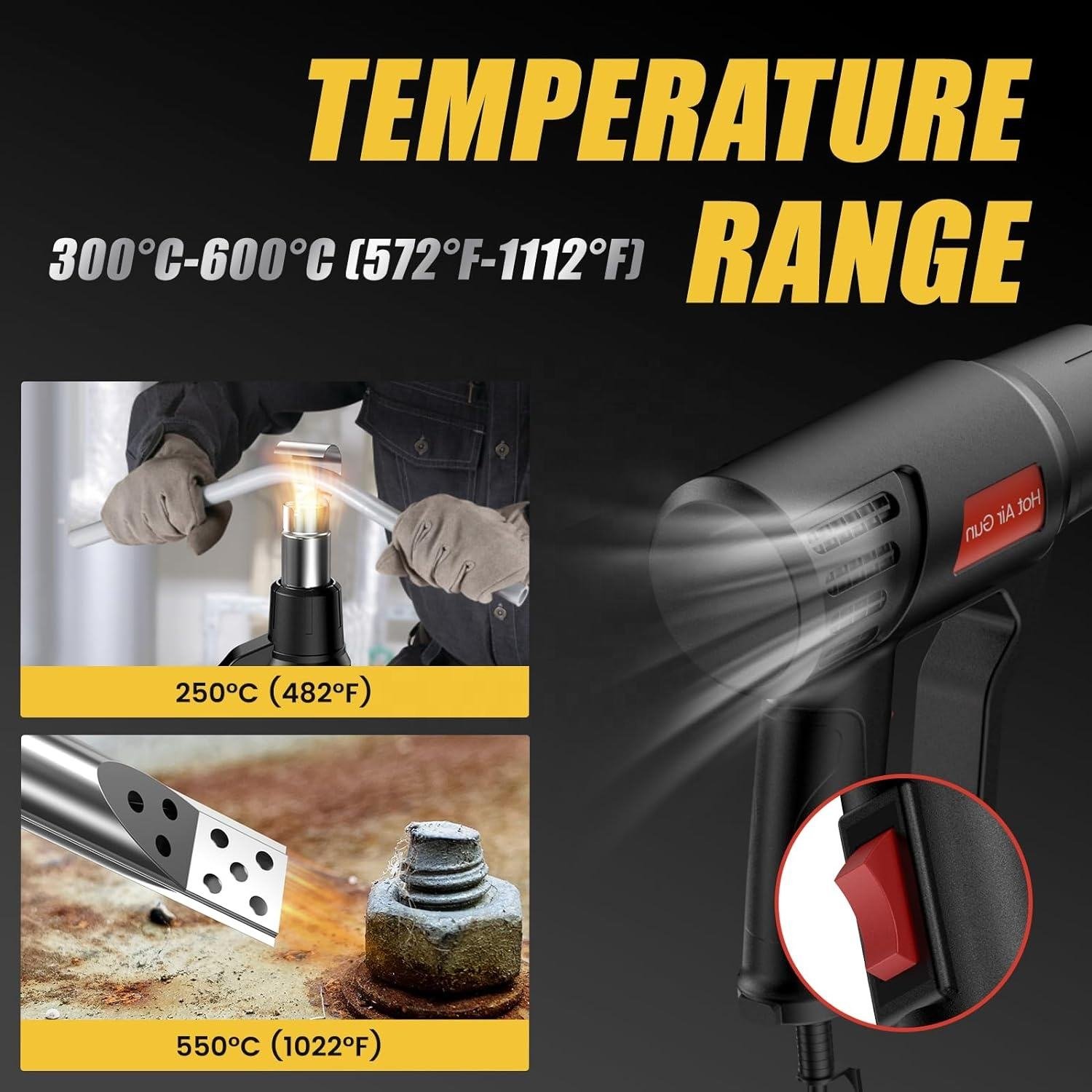 QR 85A1 Qili 2000W Electric Hot Air Blower Soldering Shrink Wrap Heat Gun Sealing Plastic Welding Mobile Repair Heatgun Hotgun