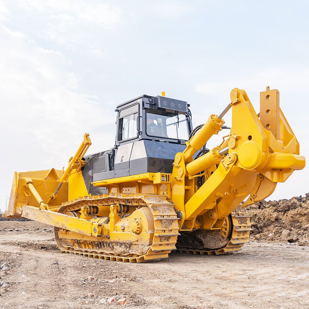 Free Shipping Manufacturer Mini Hydraulic Diesel 320HP Crawler Bulldozer HW32D with Ripper Dry Land Use High Efficiency